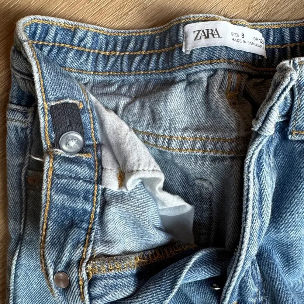 Zara Kids The Mom Fit Jeans Size 8